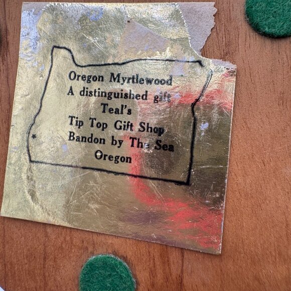 Set of 2  Oregon  Myrtle wood Candle Holders MCM decor - Picture 10 of 14